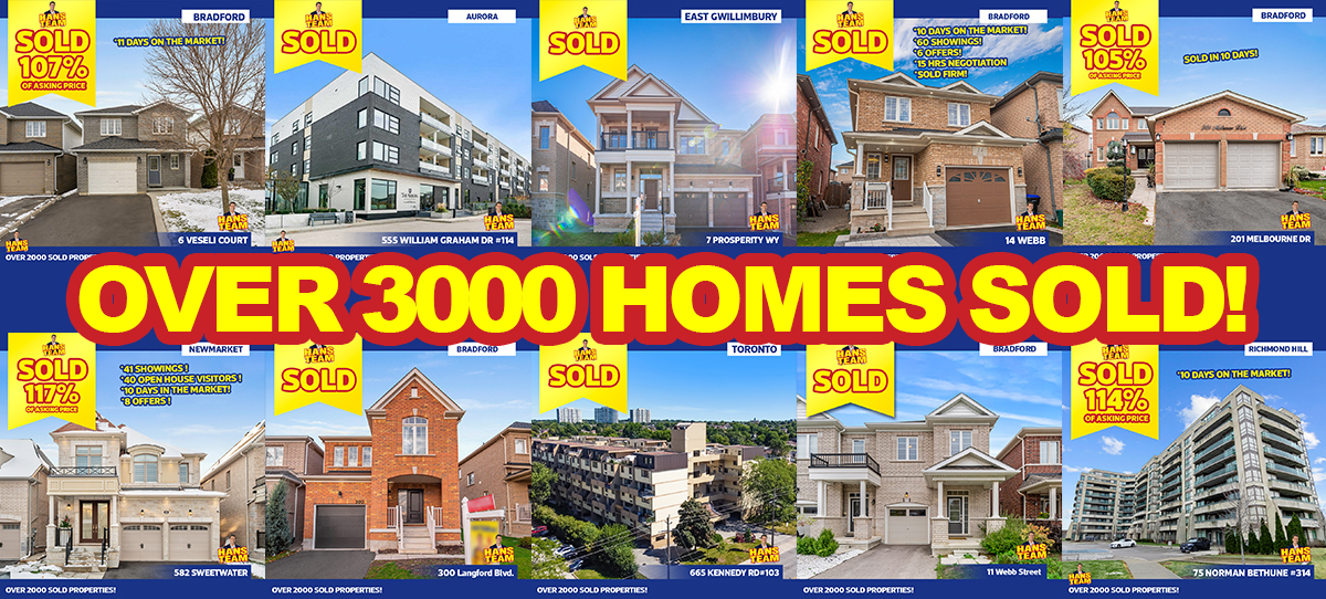 Over 3000 homes sold!